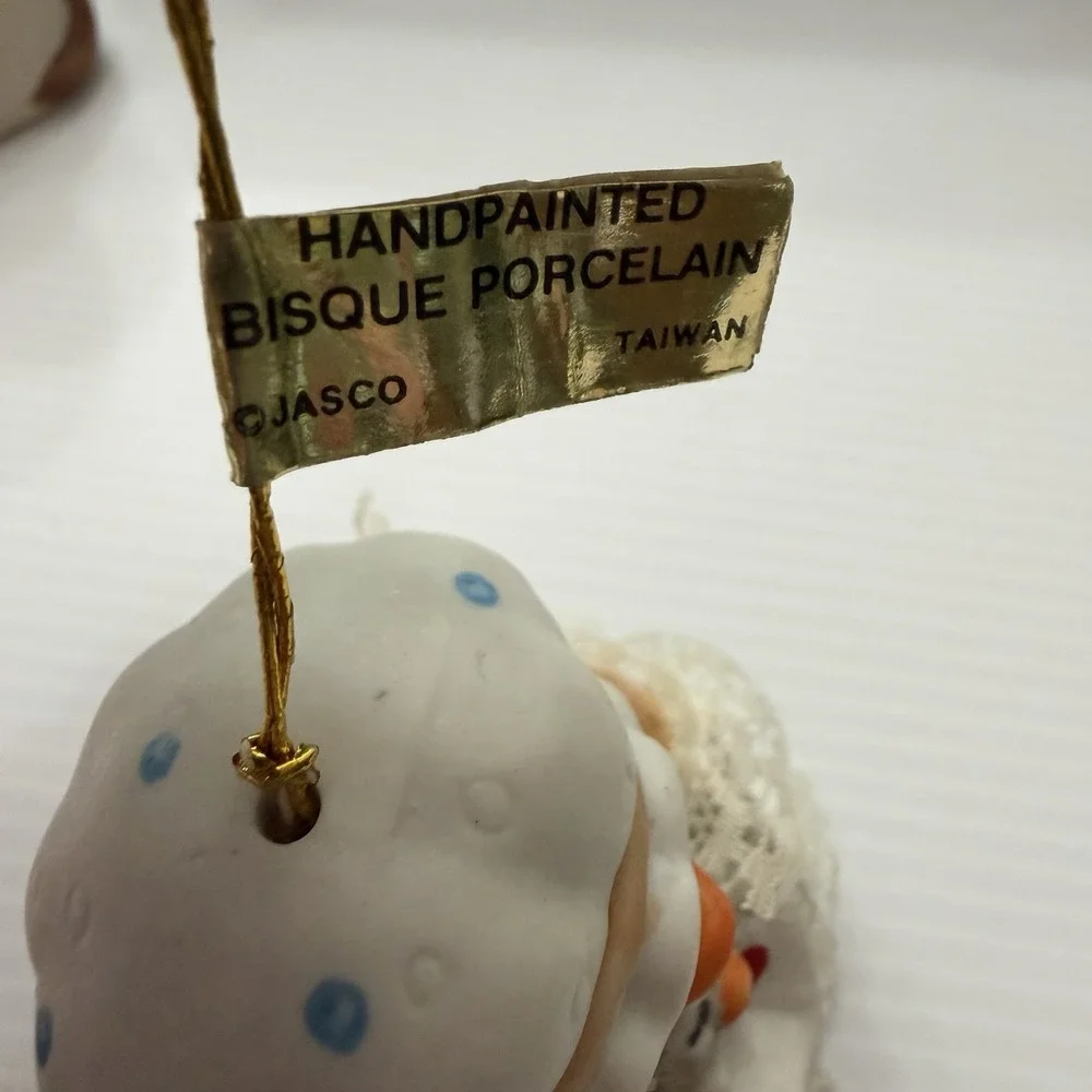 Vintage JASCO Caring Critters Chimer Christmas Ornament Mother Bird & Chick